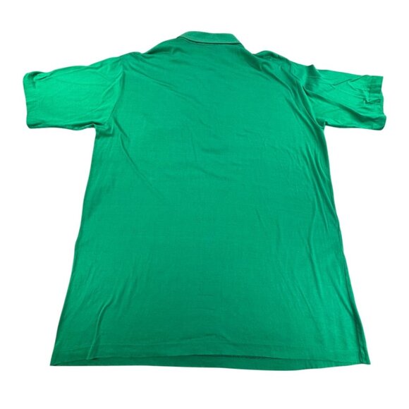 Vtg Country Cottons By Cross Creek Green Polo Shirt 100% Cotton Made In USA XL - Picture 4 of 10